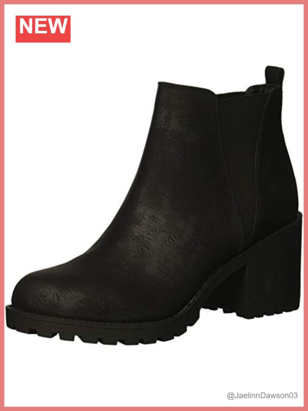 Dirty Laundry Lisbon Ankle Bootie Block Heel Round Toe Pull-On
